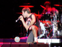 Bruce Dickinson, en el Rock Machina 2002